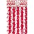 Papierstrohhalme Sternchen rot Detail
